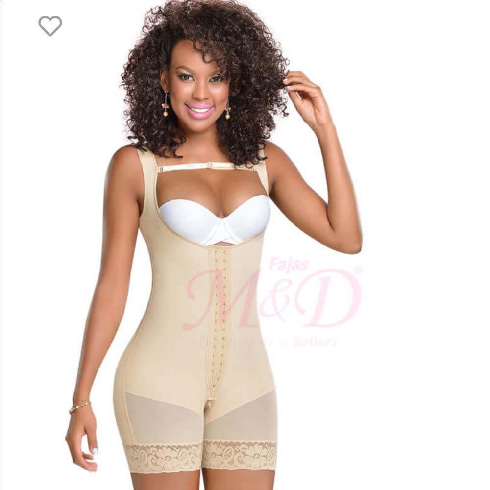 FAJAS COLOMBIANAS M&D Short girdle Beige M Black L